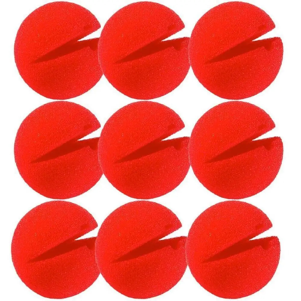 10pc Red Clown Nose Sponge Circus Cosplay Nose for Halloween Christmas Carnival Costume Festival Make Up Party Wedding DIY Decor