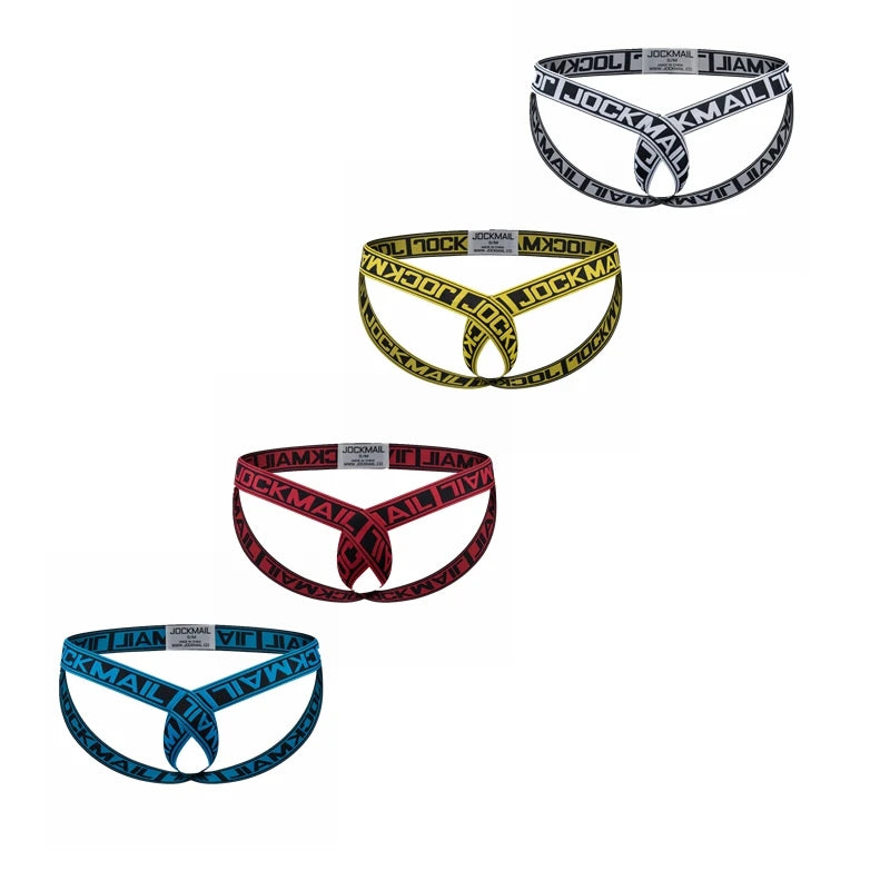 4PCS Jockmail Elastic Cockstrap