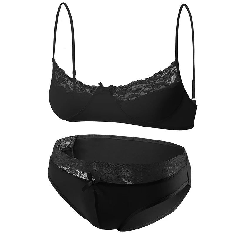 Men's Sexy Lace Bra Bikini Clever-MenMode