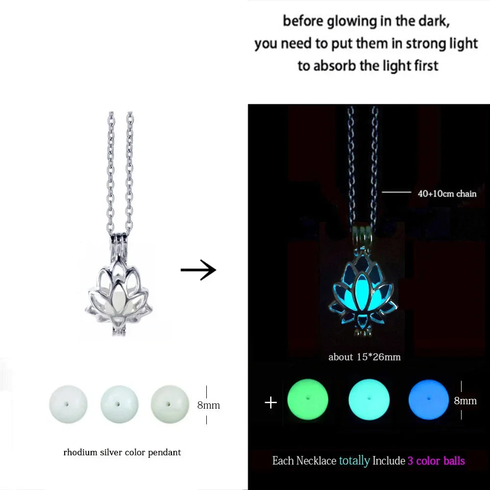 Luminous Glowing Pendant Necklace