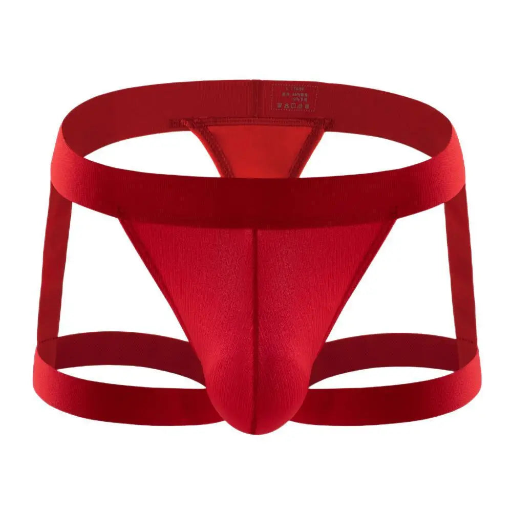 Sexy Mens Briefs Thongs Leg Ring Straps Underwear T-back Male Panties G-string Bondage Lingerie Men Underpants Jockstrap