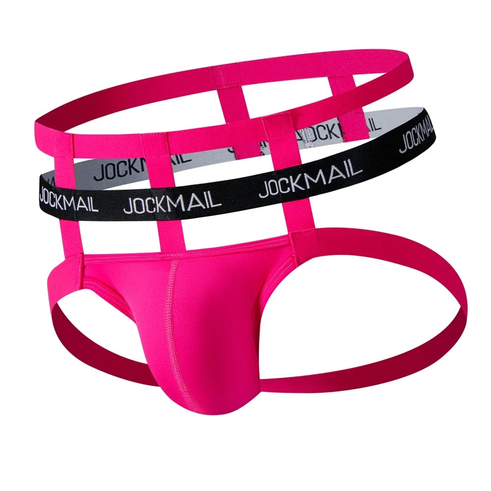 Men Sexy G String Thong Jockstrap Gay Underwear Lingerie Bondage Sissy Lingerie Men Bikini Beif Panochas Cueca Tanga Slip