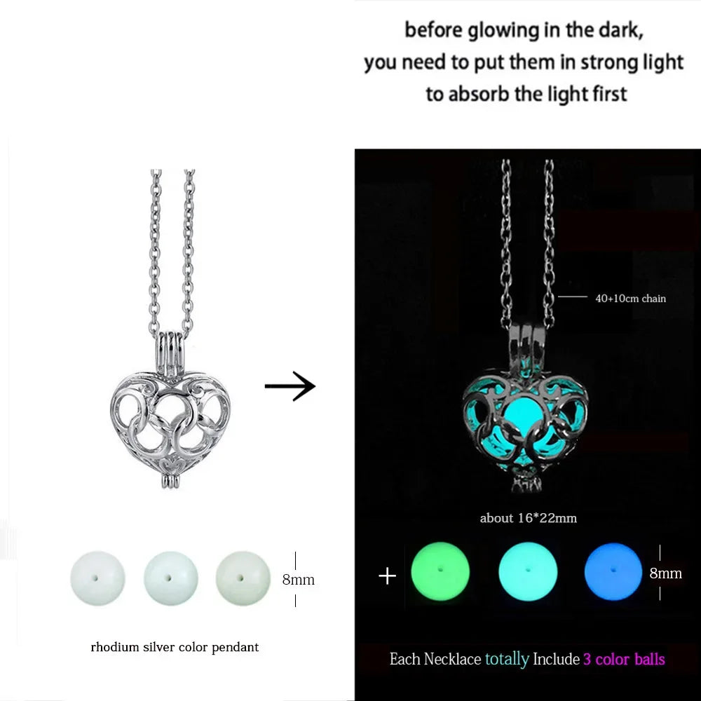 Luminous Glowing Pendant Necklace