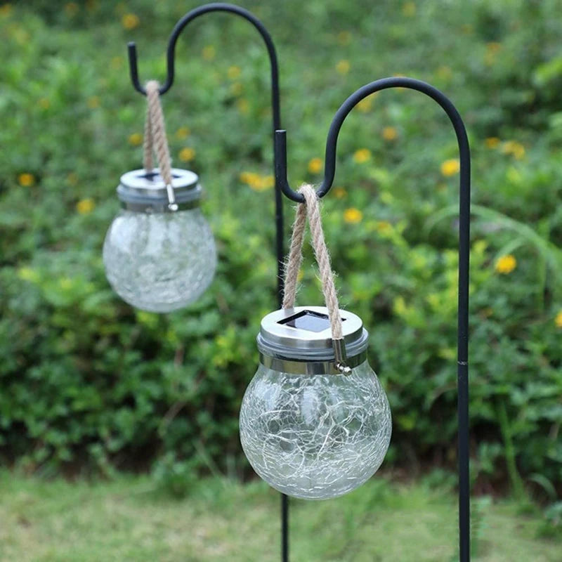 Shepherd Hooks Iron Craft Hooks Garden Decorative Patio Lightshook Outdoor Rustproof Floor Pole Curved Iron Hooks