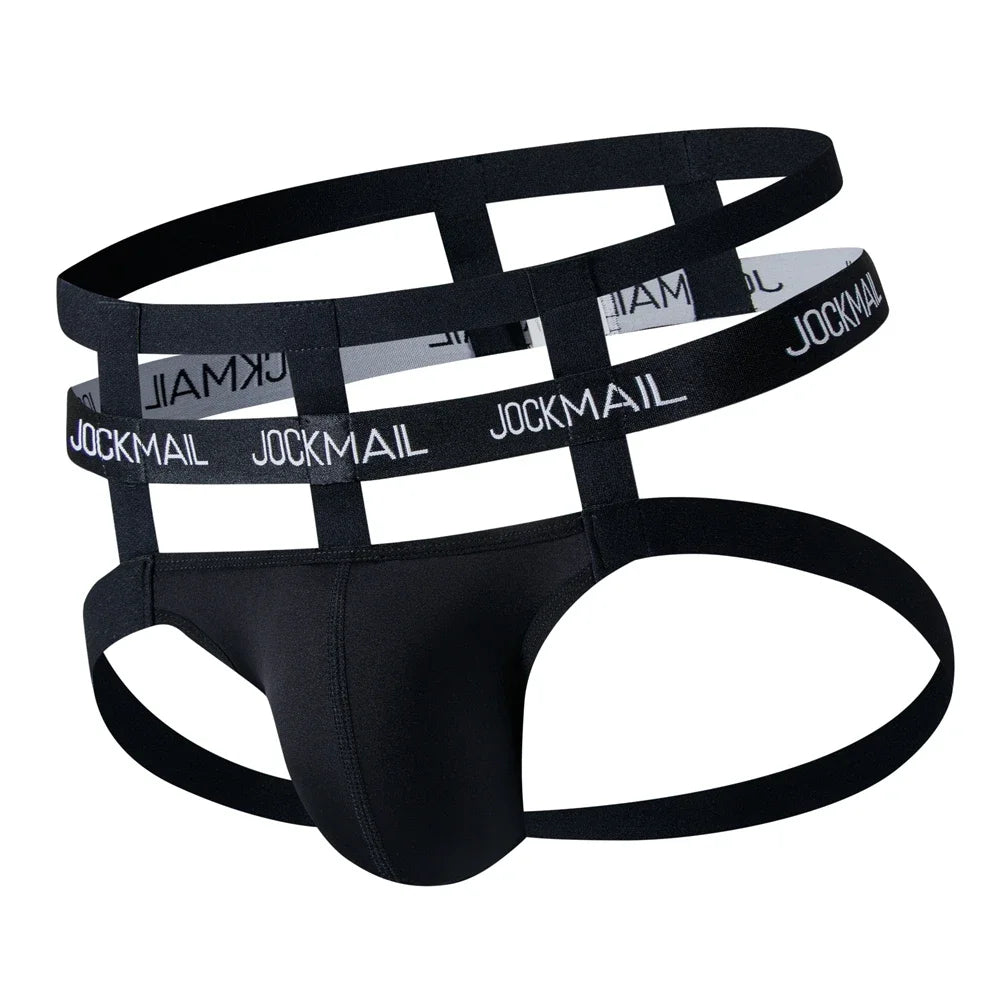 Men Sexy G String Thong Jockstrap Gay Underwear Lingerie Bondage Sissy Lingerie Men Bikini Beif Panochas Cueca Tanga Slip