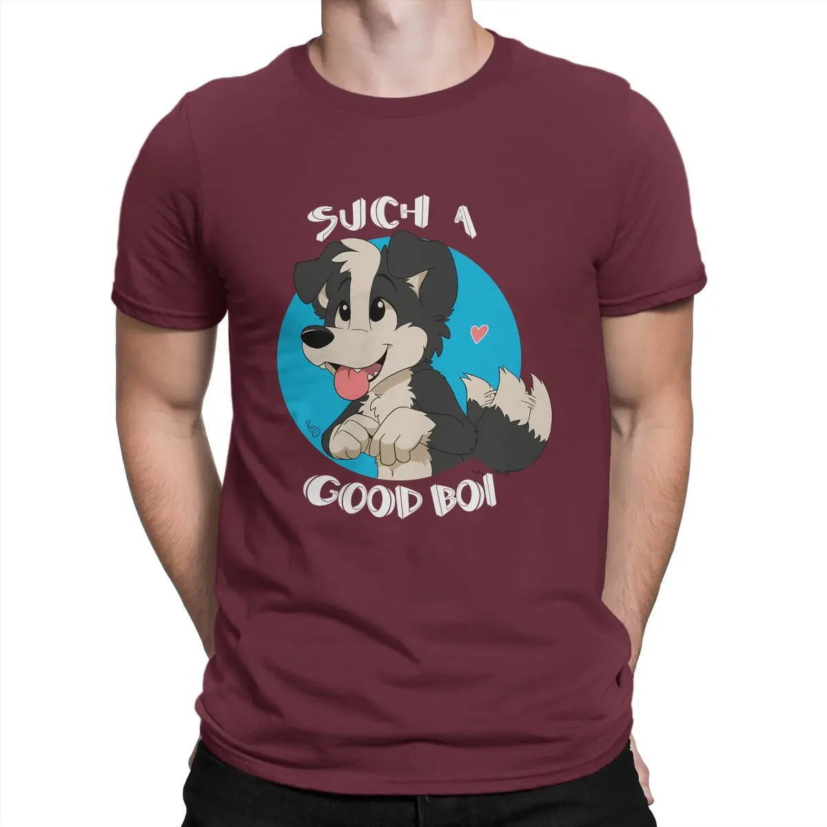 Such a Good Boy Collie Dog T Shirt Vintage Teenager Graphic Large Crewneck TShirt Top sell Harajuku Men's Short Sleeve