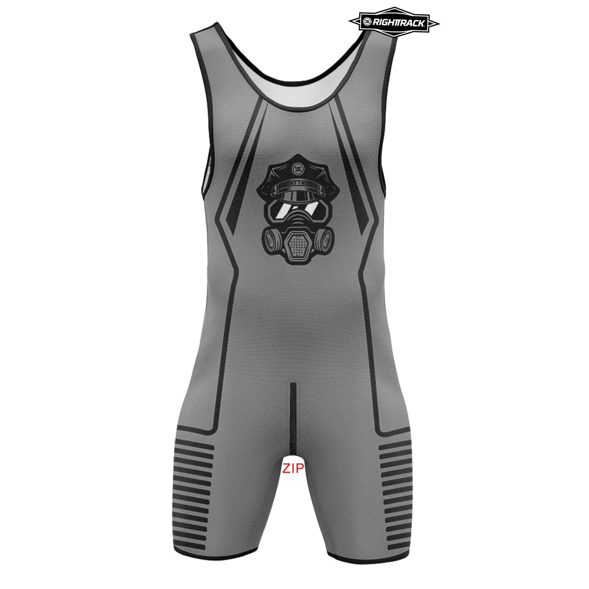 Men’s Dual-Zip Sleeveless Singlet Bodysuit – Breathable Compression One-Piece | Front & Back Zipper | Gym, Lounge & Statement Wear