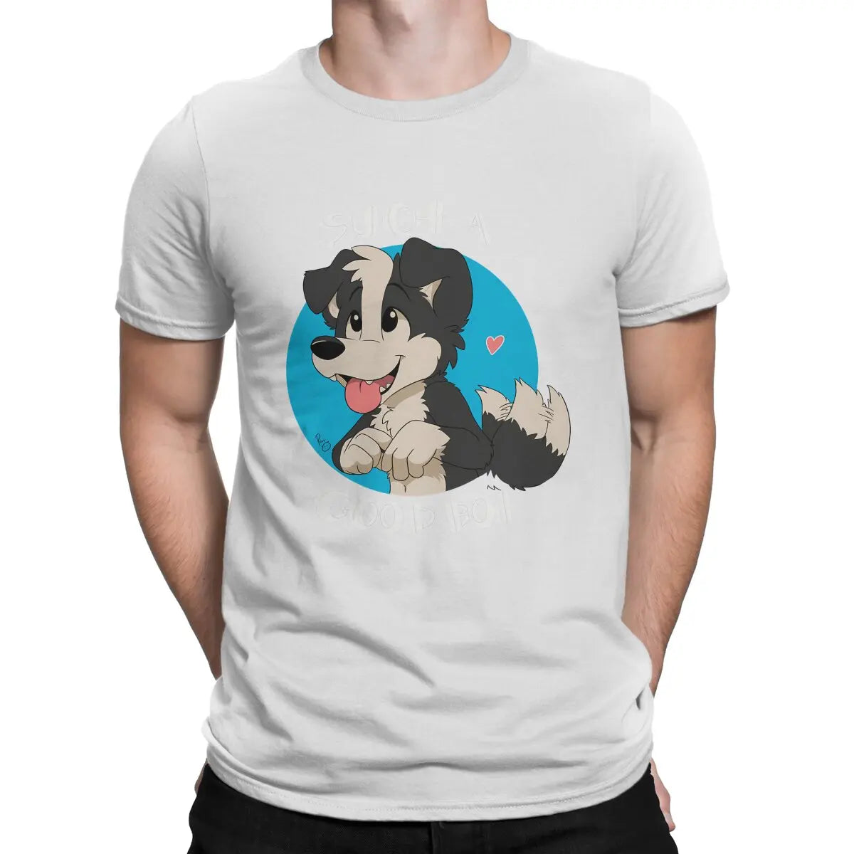 Such a Good Boy Collie Dog T Shirt Vintage Teenager Graphic Large Crewneck TShirt Top sell Harajuku Men's Short Sleeve