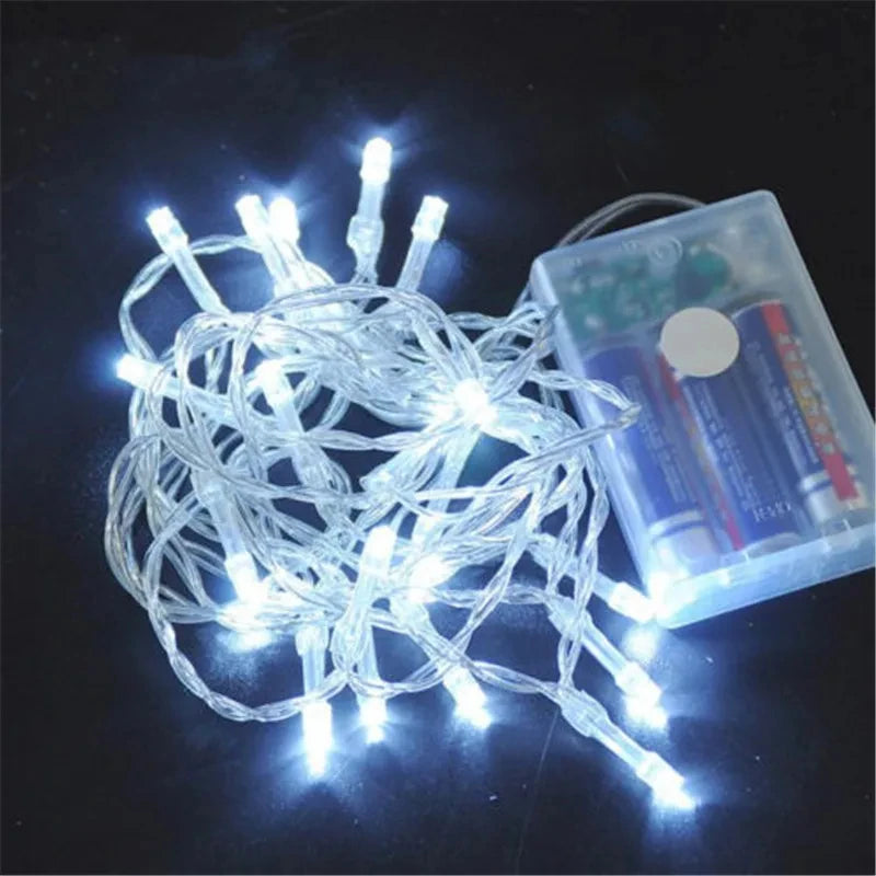 LED String Lights 3*AA Battery Operated Waterproof Fairy LED Christmas Lights For Holiday Party Wedding 20M 10M 5M 2M