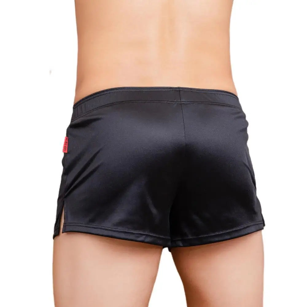 Mens Pajamas Shorts Homewear Smooth Silky Underwear Men Sleep Bottoms Loungewear Boxer Shorts Men Underpants Boxers