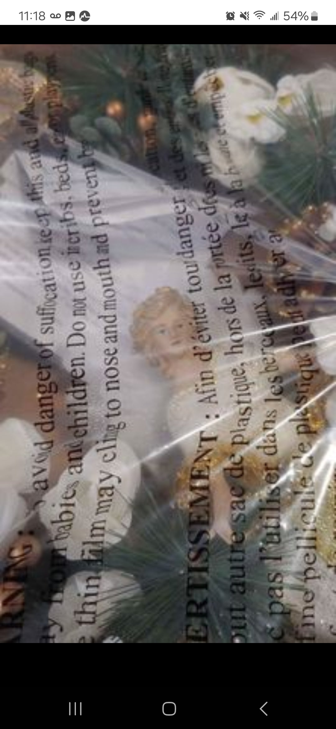 Avon Fiber Optic Angel Wreath