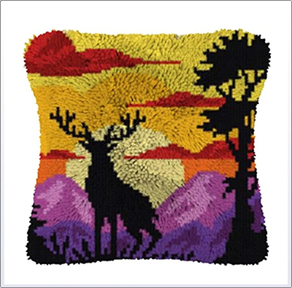 Deer Pillow Latch hook kit