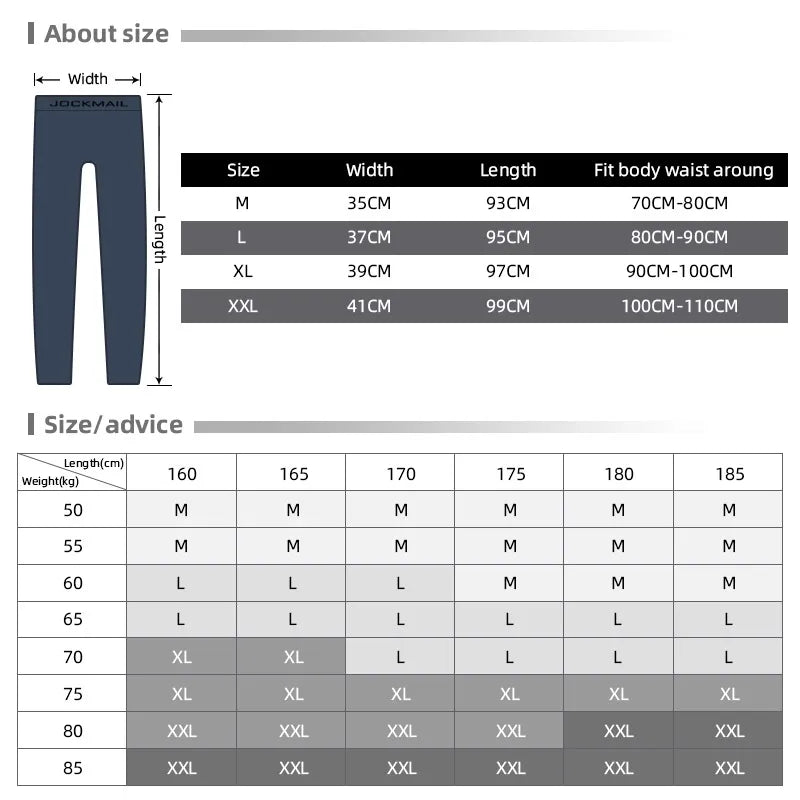 Men's Thermo Underwear Fashion Men Thermal Long Johns Mens Underwear Cotton Striped Print Warm Male Leggings Pants Autumn Winter