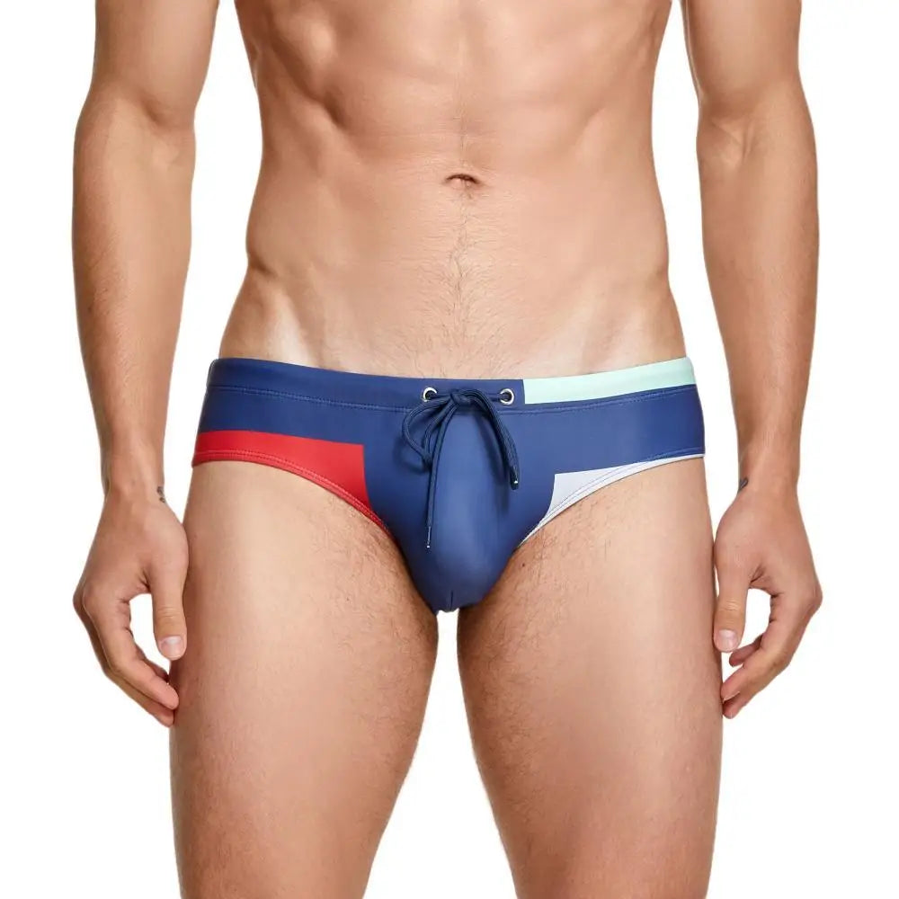 SEOBEAN 2023 New Swimwear Mens Swim Briefs Sexy Bikini Swimming Trunks for Man Swimsuit Bathing Beach Shorts