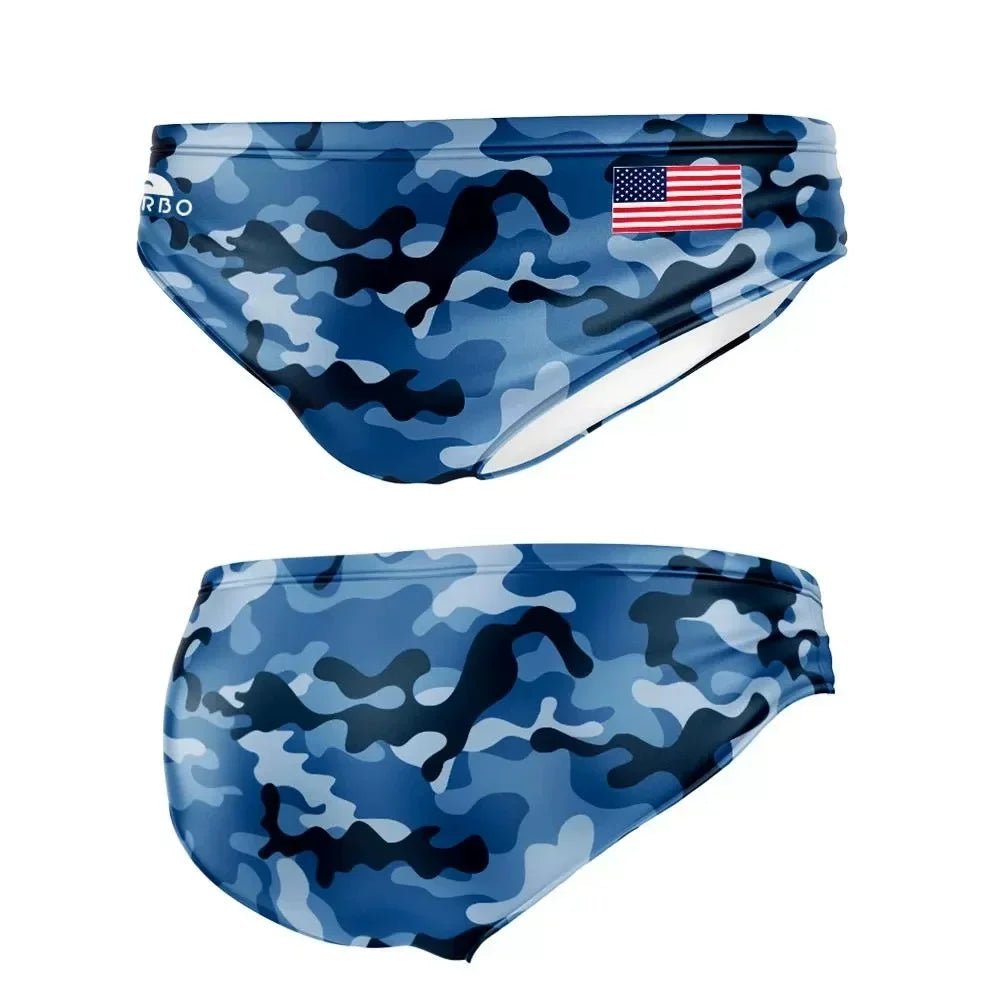 Summer Mens Swimming Short Print Briefs Low Sexy Bikini Surfing Beach Maillot De Bain Homme Shorts Pool Training Quick-drying