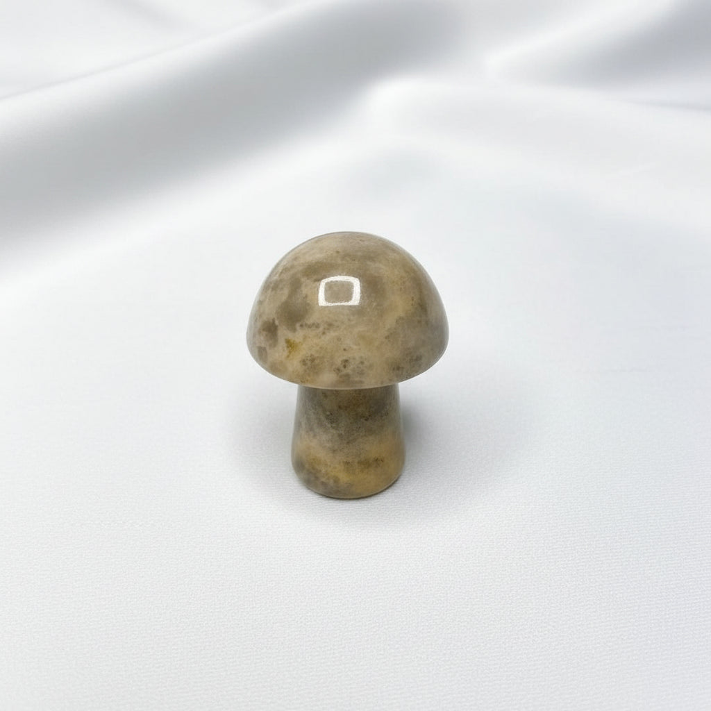 Mini Mushroom Carved Gemstone