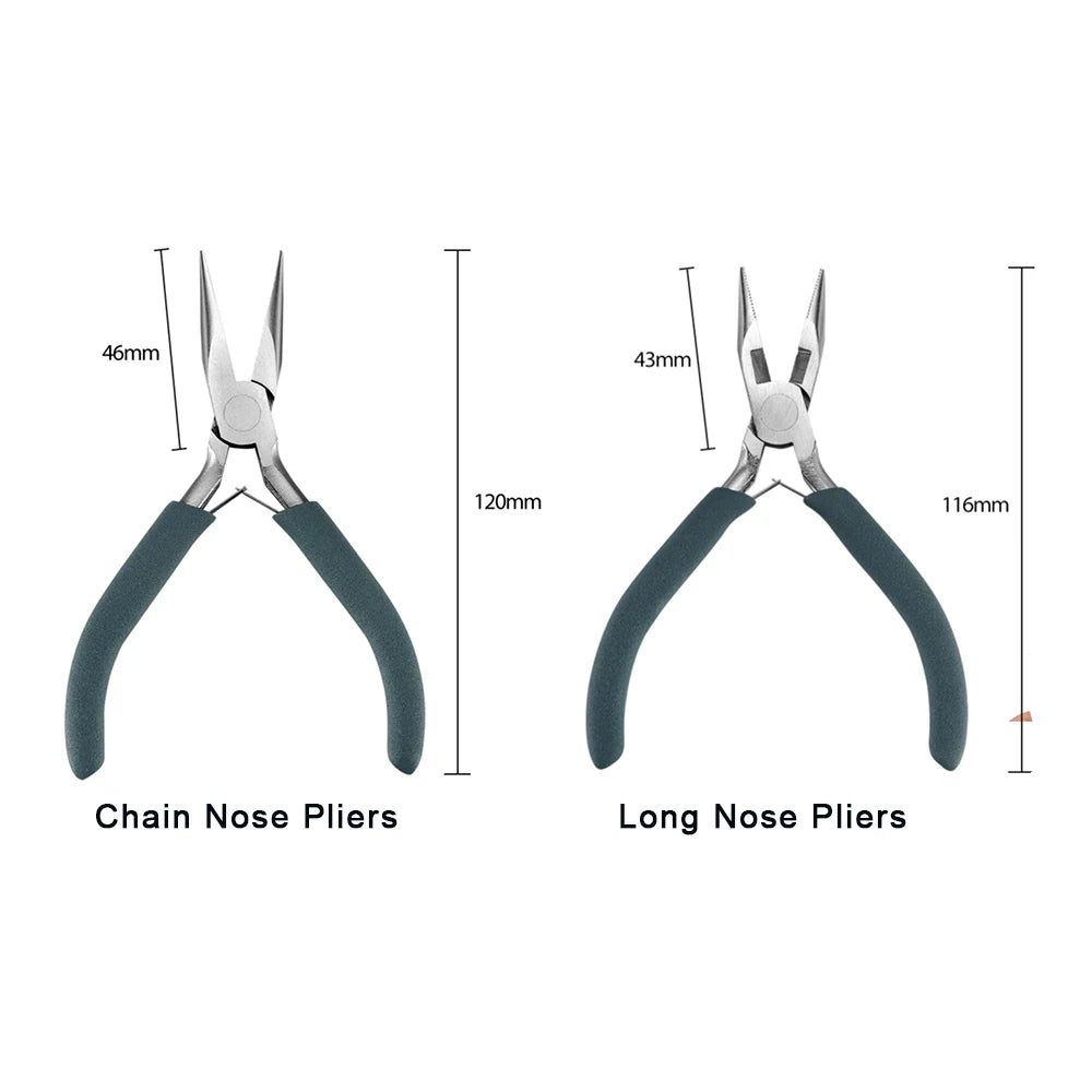 12 Style Exclusive Customization High Quality Stainless Steel End Cutting Wire Pliers Hand Tools DIY Jewelry Making Pliers Set