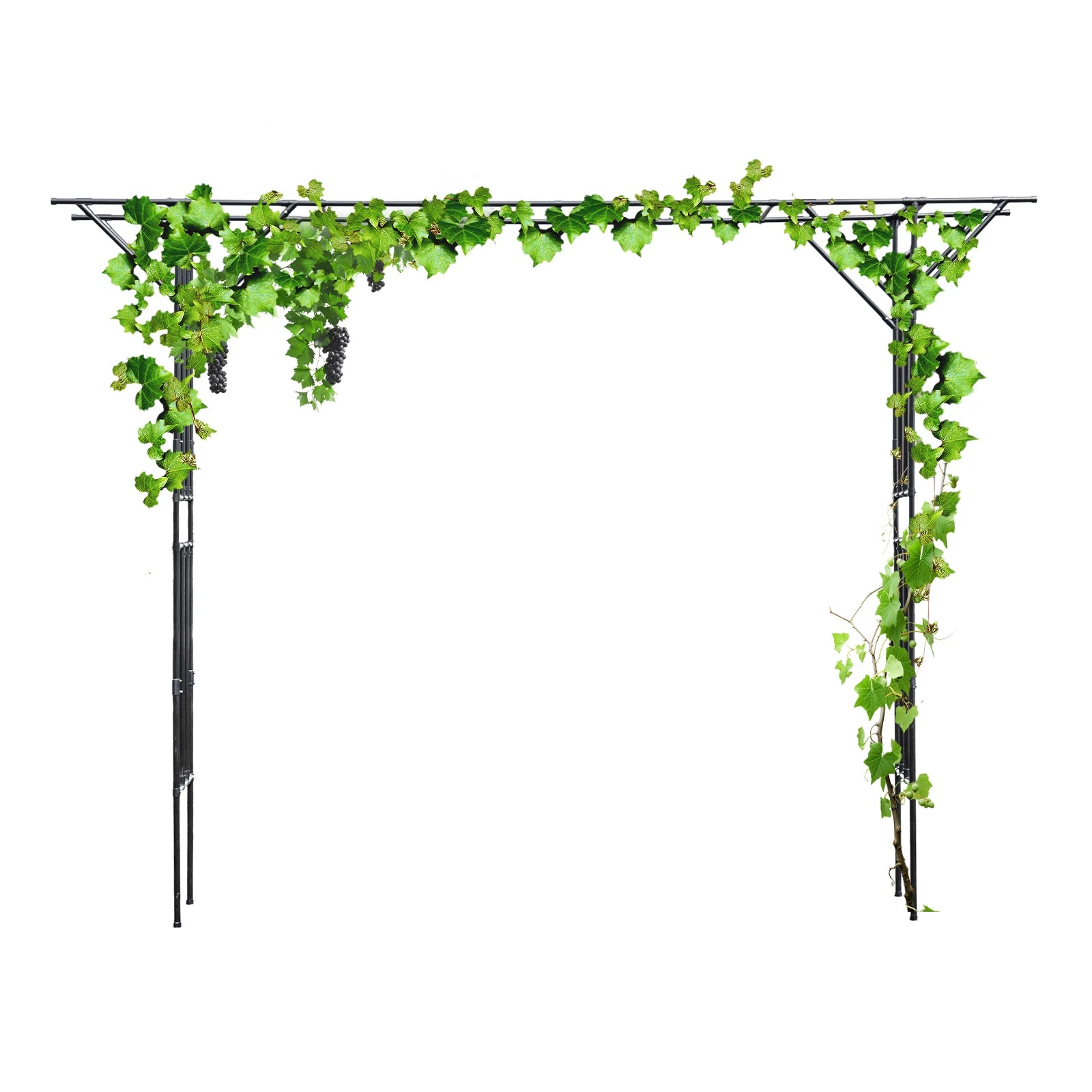 Outdoor Garden Arch Arbor Arbour Metal Garden Trellis for Climbing Plants Outdoor Pergola Trellis