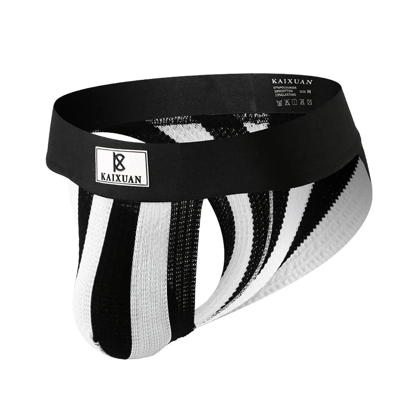 Men's Underwear Sexy Briefs Jockstrap Pouch Cuecas Panties Breathable Underpants Gay Slip Homme