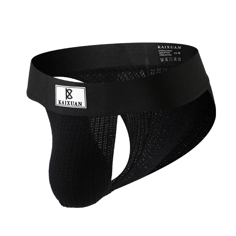 Men's Underwear Sexy Briefs Jockstrap Pouch Cuecas Panties Breathable Underpants Gay Slip Homme