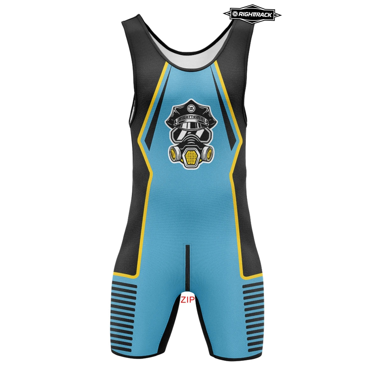 Men’s Dual-Zip Sleeveless Singlet Bodysuit – Breathable Compression One-Piece | Front & Back Zipper | Gym, Lounge & Statement Wear