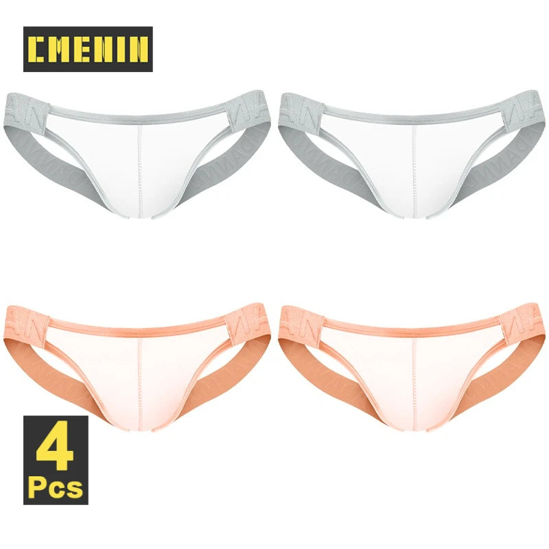 Men’s Ultra-Thin Breathable Mesh Thong – Lightweight Nylon G-String Underwear | Quick-Dry, Stretch Fit, Low-Rise Comfort (1–4 Pack)