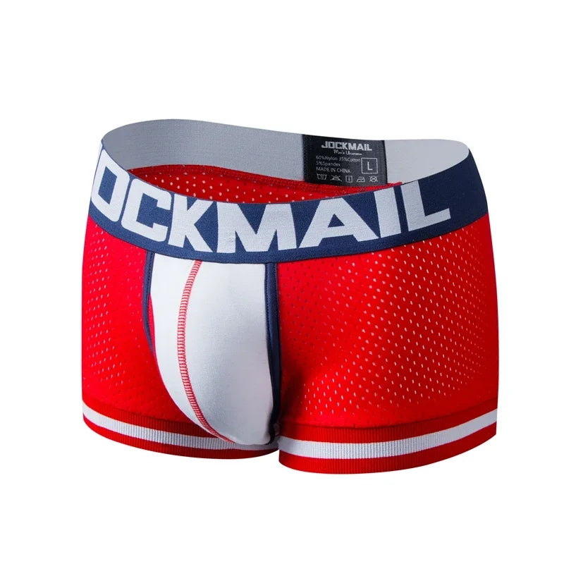 6PCS/Lot Underwear Men Boxer Homme Nylon Mesh Quick Dry Sports Fitness Men's Underpants Soft Boxer Shorts Men Boxers Breathable