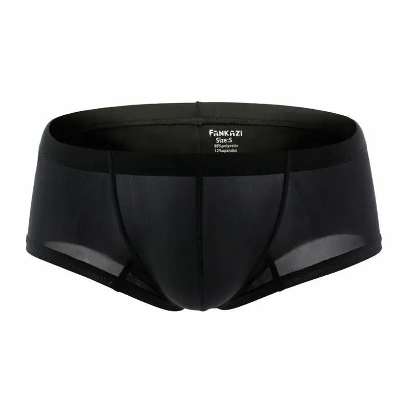 Men's Boxers Low-rise Ice Silk Underpants Men Small Boxer Shorts Sexy Underwear Men Panties Boxer Briefs