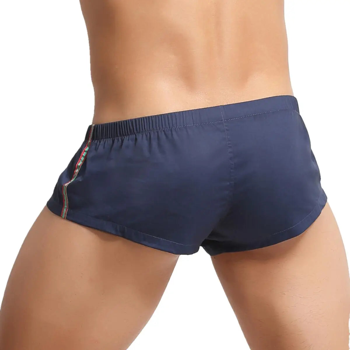 SEOBEAN Boxer Shorts Men Sexy Underwear Underpants Arrow Panties Home Sleepwear Casual Shorts U convex Penis Pouch Boxers