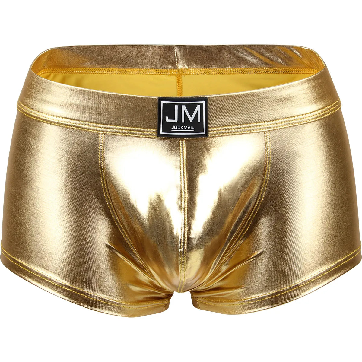 Mens Underwear Boxers Brief Sexy Male Underwear PU Leather Underpants Man Swim Trunk Men Underwear Boxer Shorts