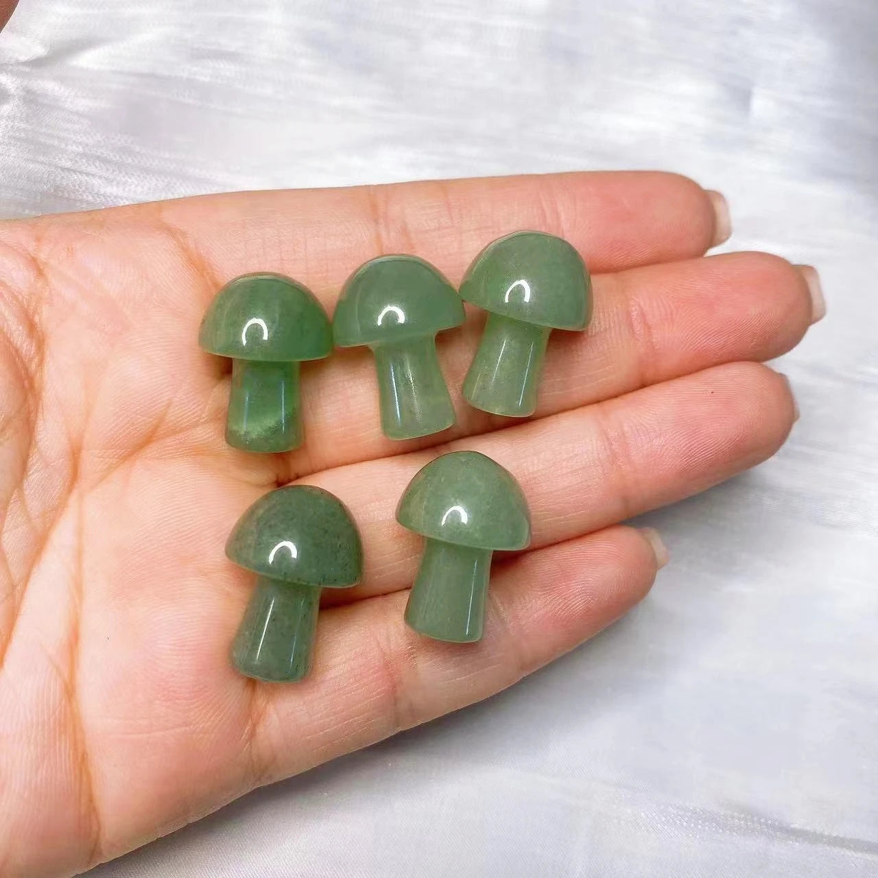 Mini Mushroom Carved Gemstone