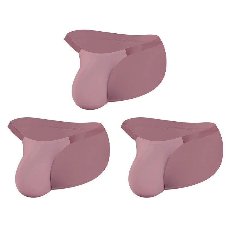 Men's Underwear Low Waist Nylon Briefs Solid Color Simple Underpants Male High Quality Comfortable Sports Shorts Panties