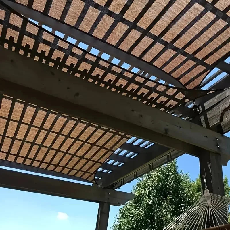 Outdoor Coffee Area Sunshade Cloth - Coffee Color - Compact Design Suitable for Coffee Area, Uv - Resistant Material to Protect