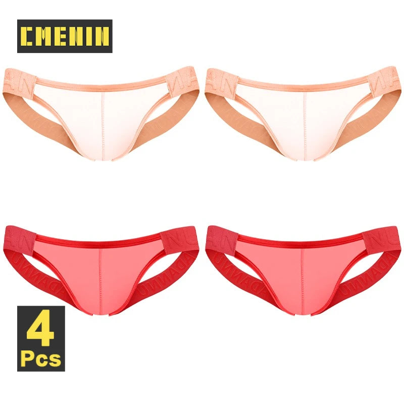 Men’s Ultra-Thin Breathable Mesh Thong – Lightweight Nylon G-String Underwear | Quick-Dry, Stretch Fit, Low-Rise Comfort (1–4 Pack)