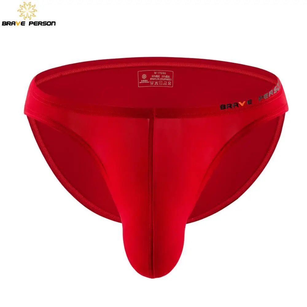 BRAVE PERSON Sexy Men Underwear Big Penis Pouch Bikin Briefs Panties Underpants Masculinas Calzoncillos Hombre Slip Gay Sissy