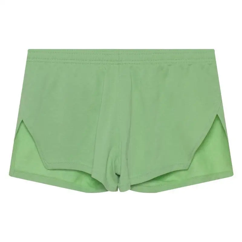 Men's Underwear Boxer Shorts Arrow Panties High Quality Sleep Bottoms Side Slit Loose Boxers Underpants Shorts