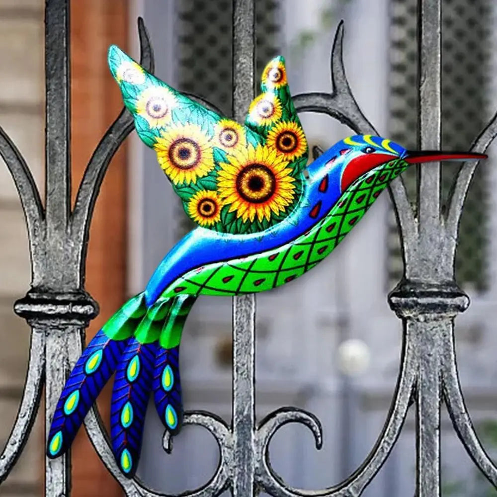 Metal Hummingbird Wall Decor
