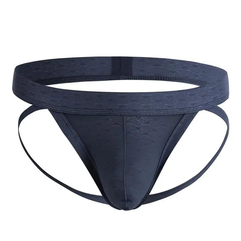 Sexy Men Underpants Thong Man Men's Thong And G String Jockstrap Men's Comfort U Convex Design Smooth Long Bulge Pouch Shorts
