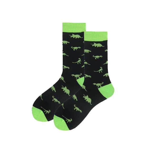 Women Socks New Funny Cute Cartoon Animal Cat Dog Parrot Novelty Socks