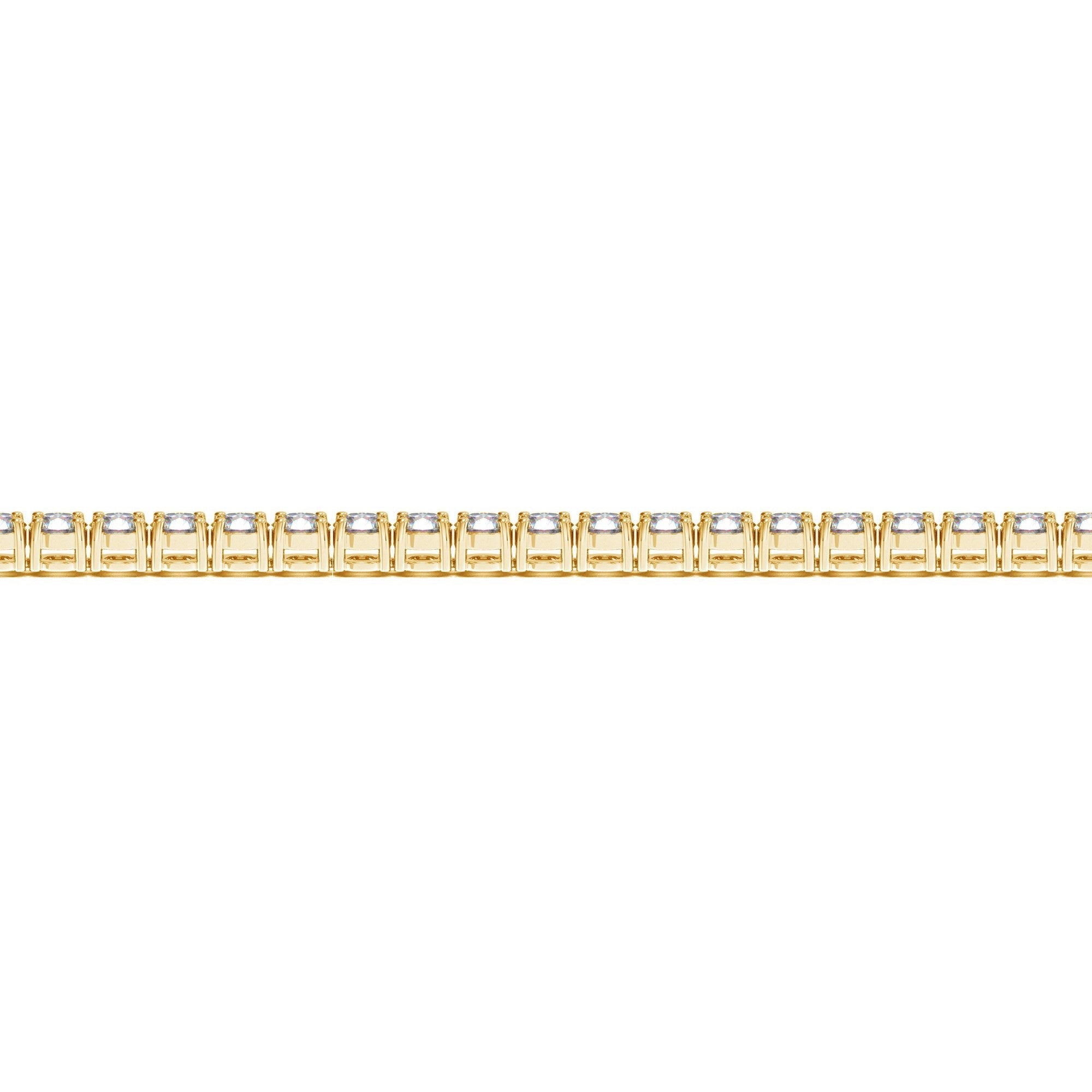 Lab Grown Round Diamond Tennis Bracelet in 14k Yellow Gold (5 cctw F/G VS2/SI1)