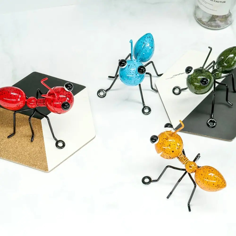 Ant Decor Outdoor Garden Cute Insect Metal Living Room Wall Art Sculptures Hang Home Decors Modern