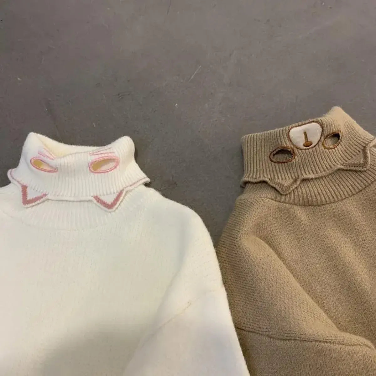 Kawaii Cat Paw Knit Sweater