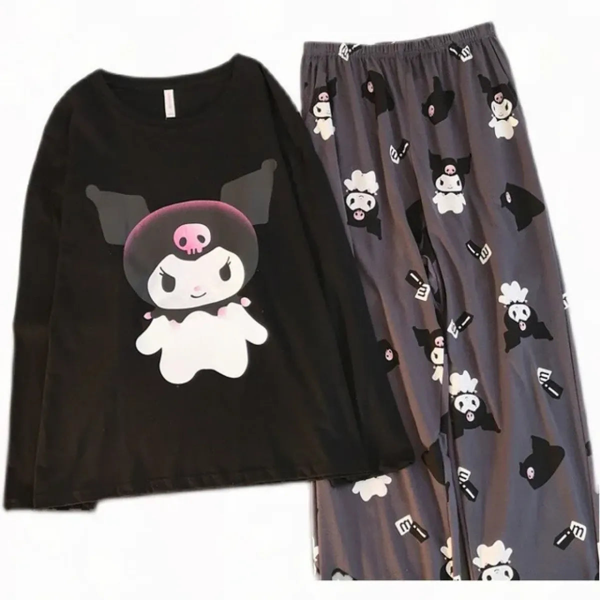 Hello Kitty Kuromi My Melody Cinnamoroll Flannel Pajamas