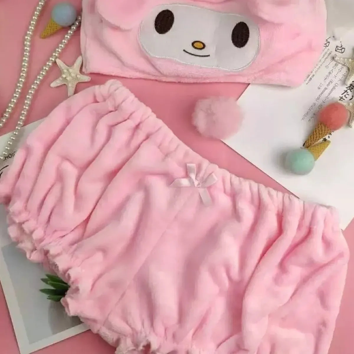 Kuromi My Melody Cinnamoroll Pajamas