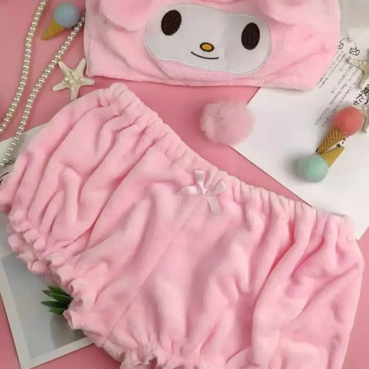 Kuromi My Melody Cinnamoroll Pajamas