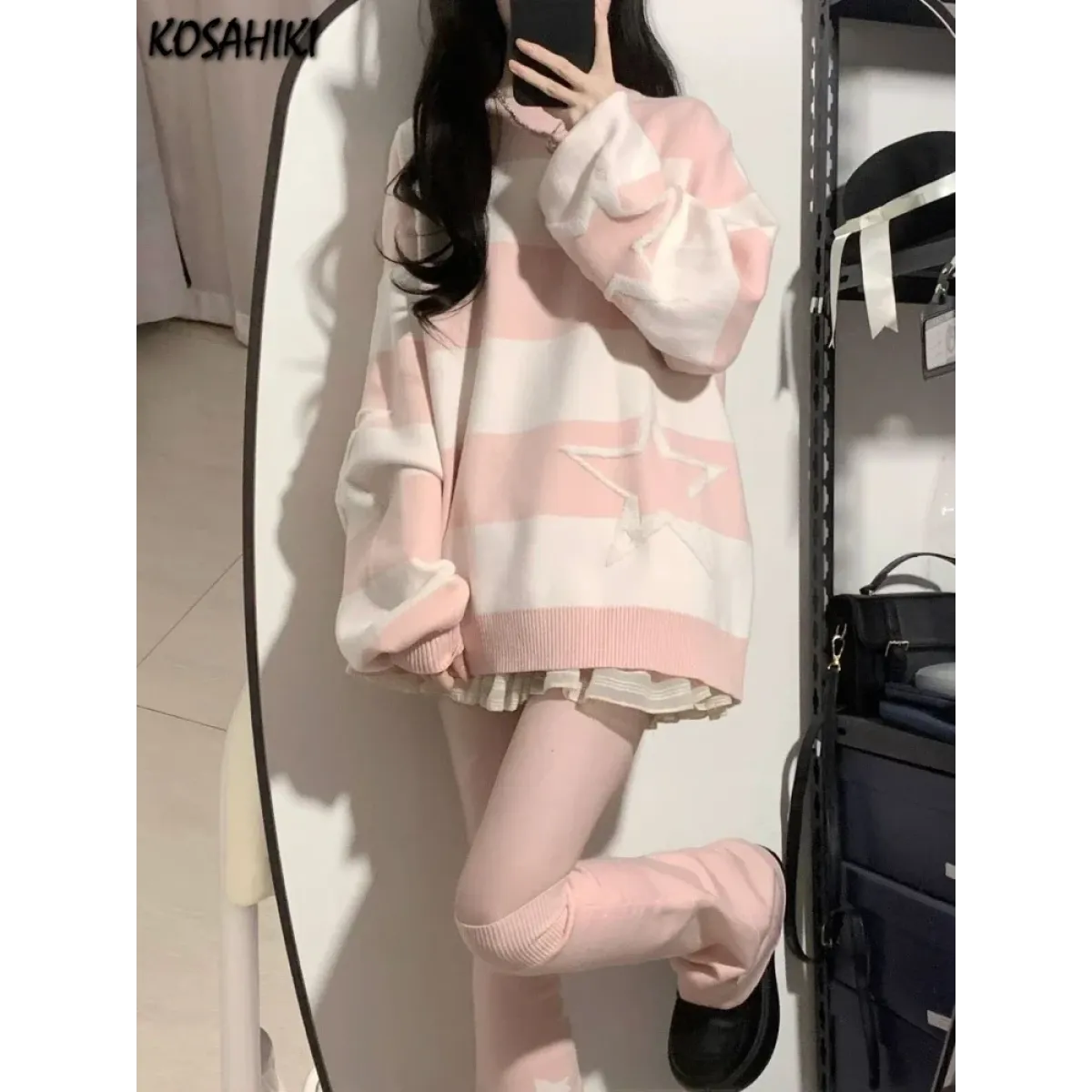 Cosmic Grunge Starry Sweater