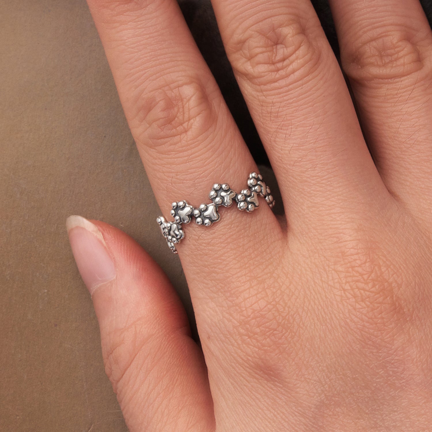 925 Sterling Silver Oxidized Silver 0.44cm Ring for Women