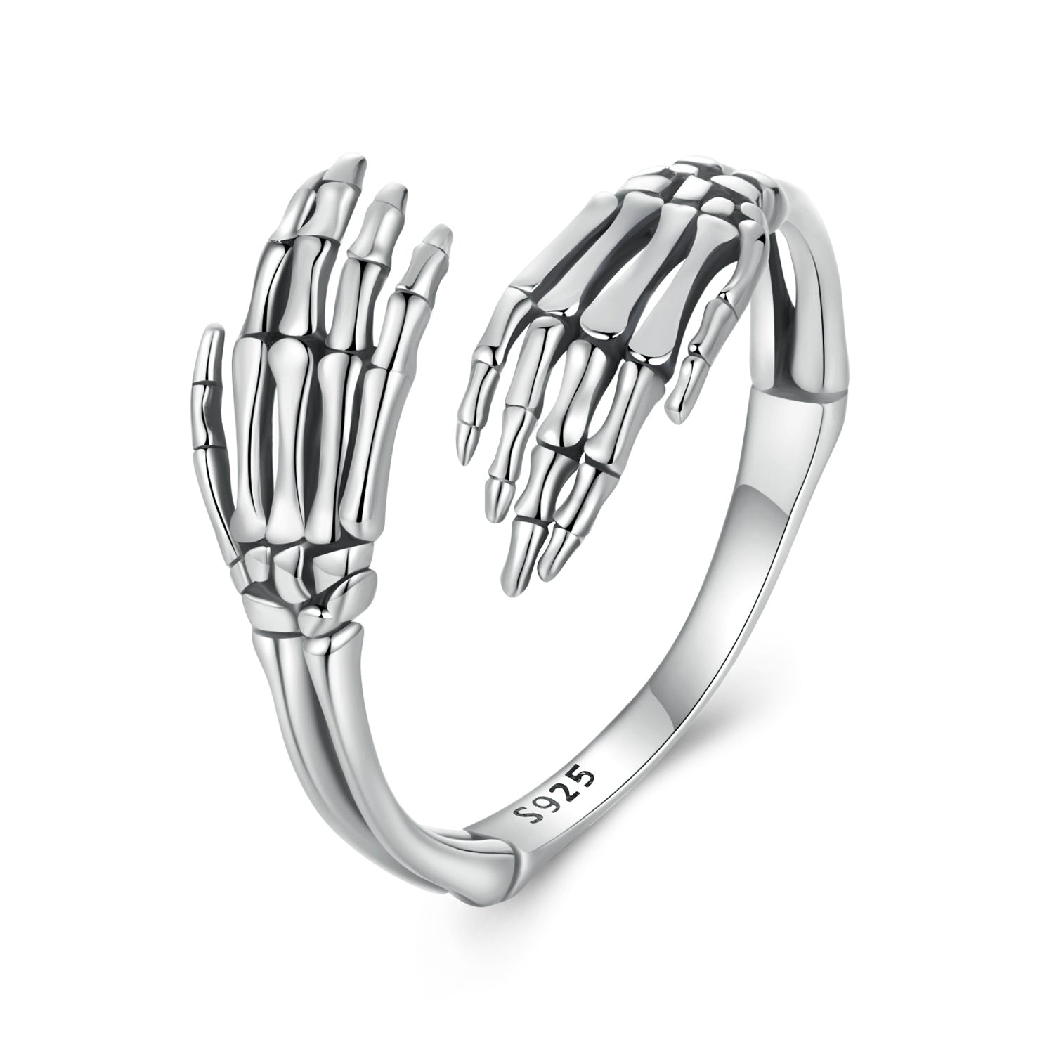 925 Sterling Silver Oxidized 0.2cm Ring