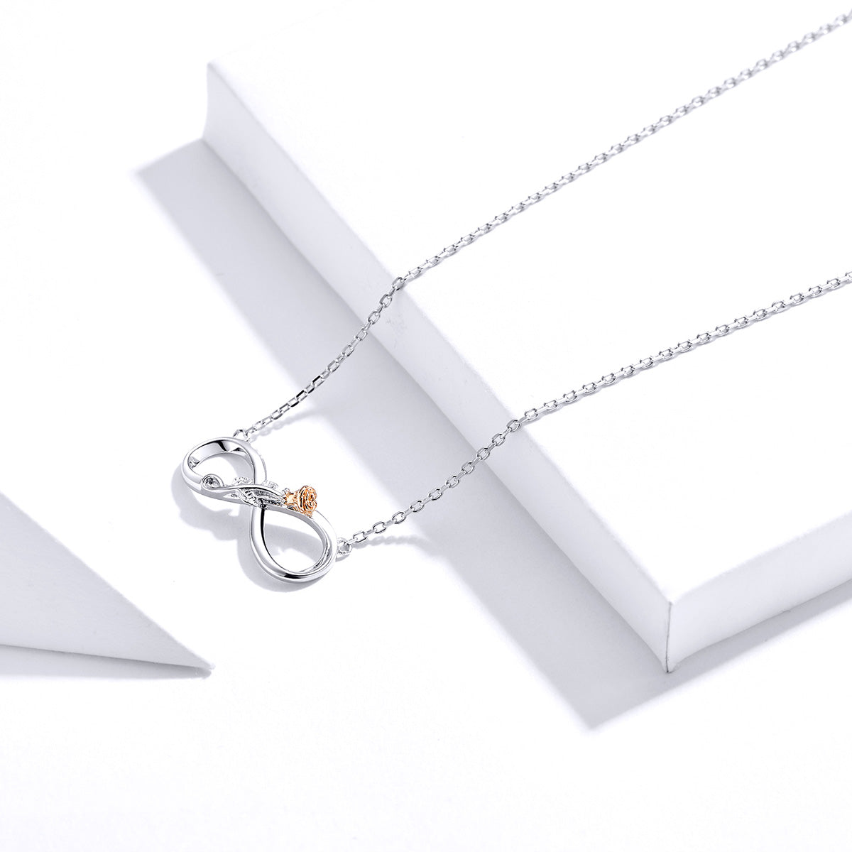 925 Sterling Silver Necklace 40-45cm for Women