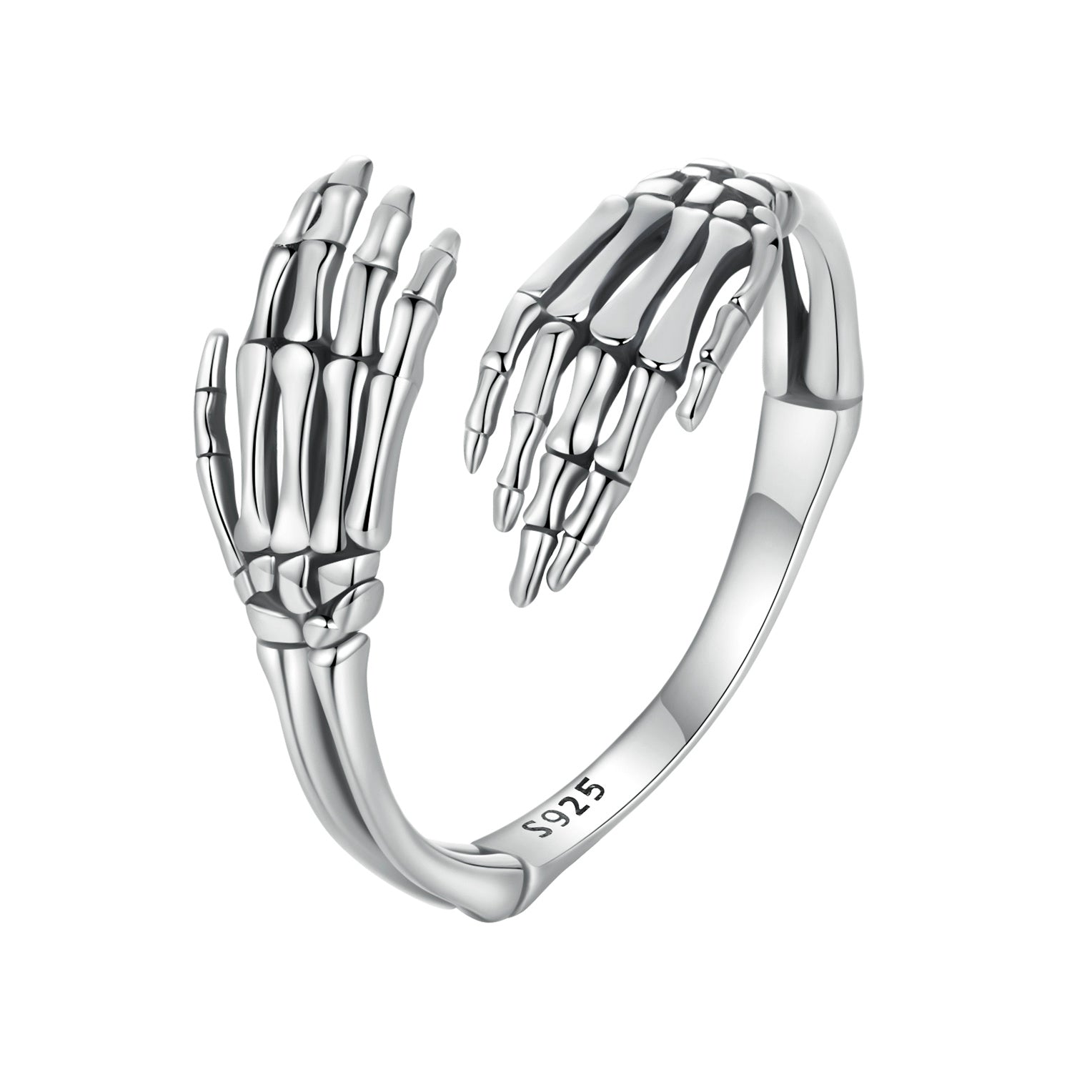 925 Sterling Silver Oxidized 0.2cm Ring